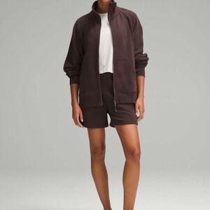 lululemon scuba oversized funnel neck zip